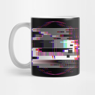 Pink Glitch TV test Mug